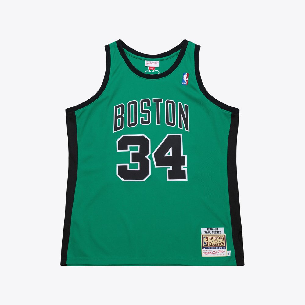 Maillot Paul Pierce Boston Celtics Authentic Hardwood Classics - Kelly Green