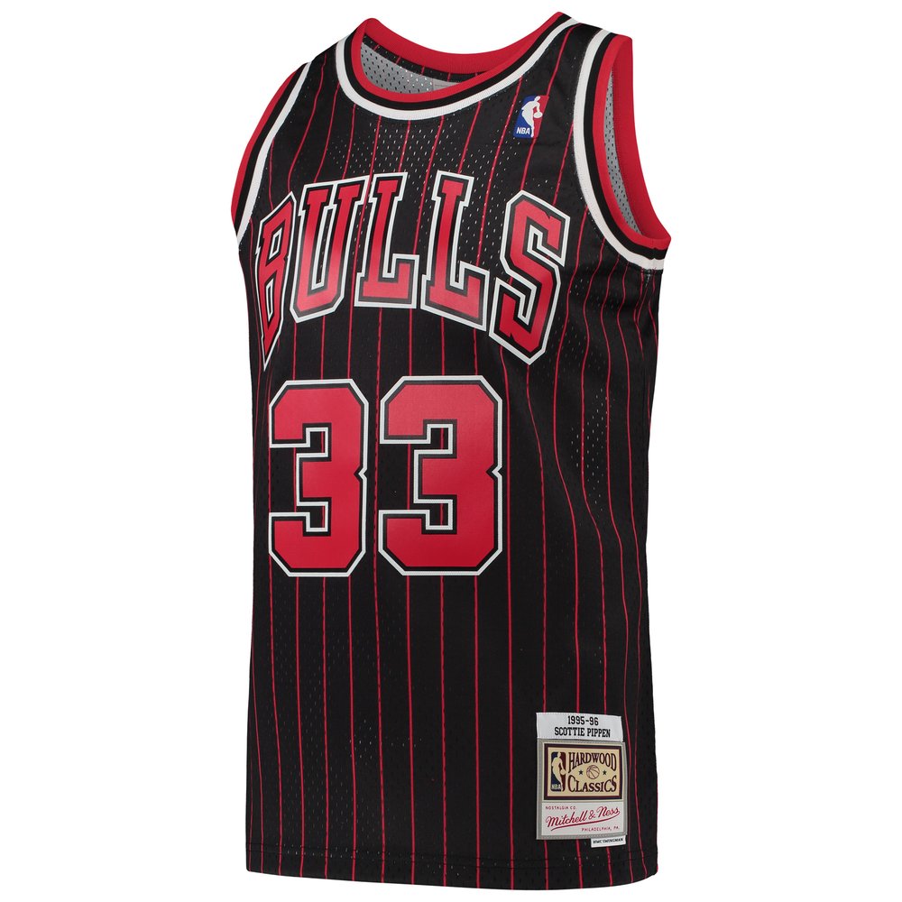 Maillot Scottie Pippen Chicago Bulls Swingman Hardwood Classics - Black