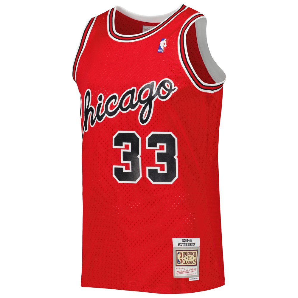 Maillot Scottie Pippen Chicago Bulls Swingman Hardwood Classics - Red