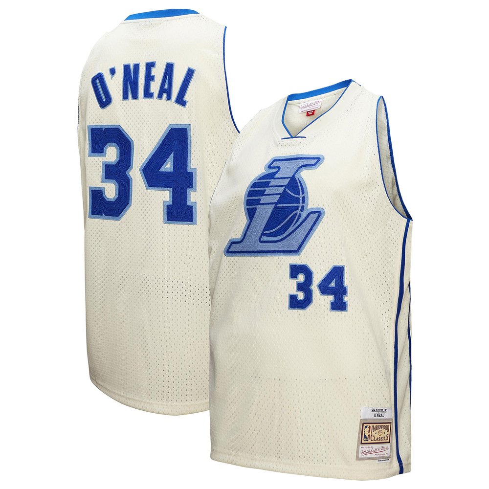 Maillot Shaquille O'Neal Los Angeles Lakers Swingman Hardwood Classics - Cream