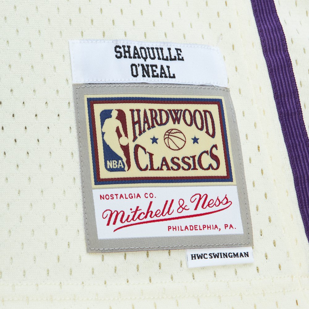 Maillot Shaquille O'Neal Los Angeles Lakers Swingman Hardwood Classics - Cream