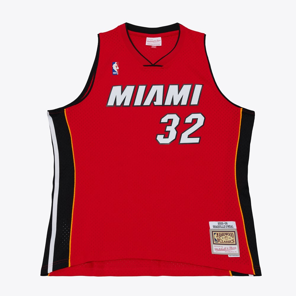 Maillot Shaquille O'Neal Miami Heat Swingman - Red