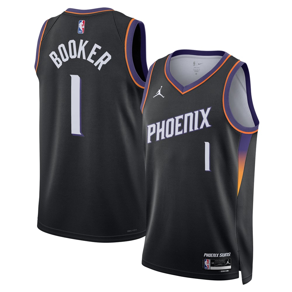 Maillot Devin Booker Phoenix Suns Swingman Statement Edition - Black