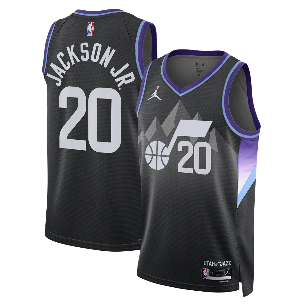 Maillot Jaren Jackson Jr. Utah Jazz Swingman Statement Edition - Black