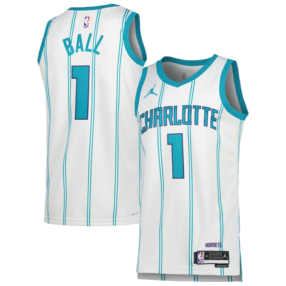 Maillot LaMelo Ball Charlotte Hornets Swingman Association Edition - White