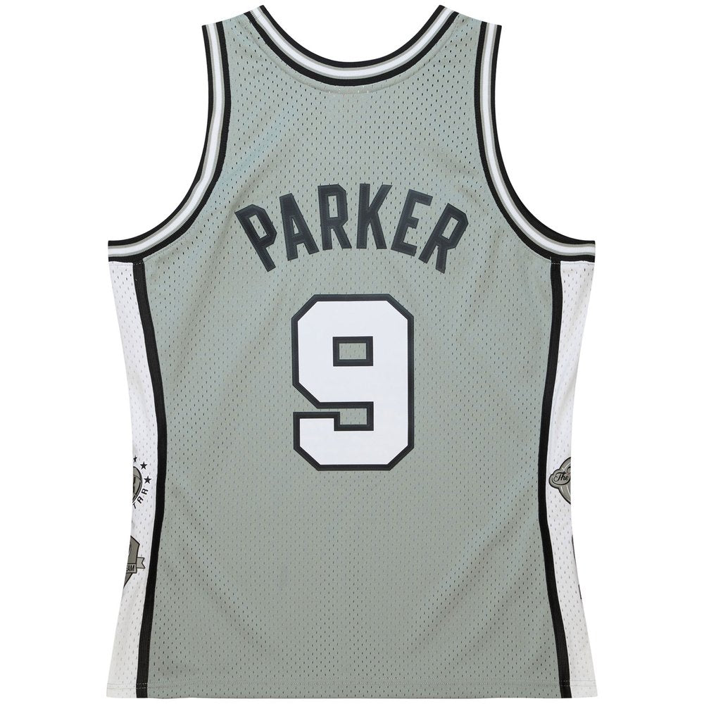 Maillot Tony Parker San Antonio Spurs Swingman Hardwood Classics - Gray
