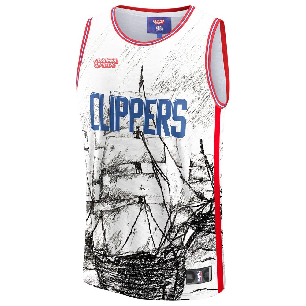 Maillot LA Clippers Replica - Gray