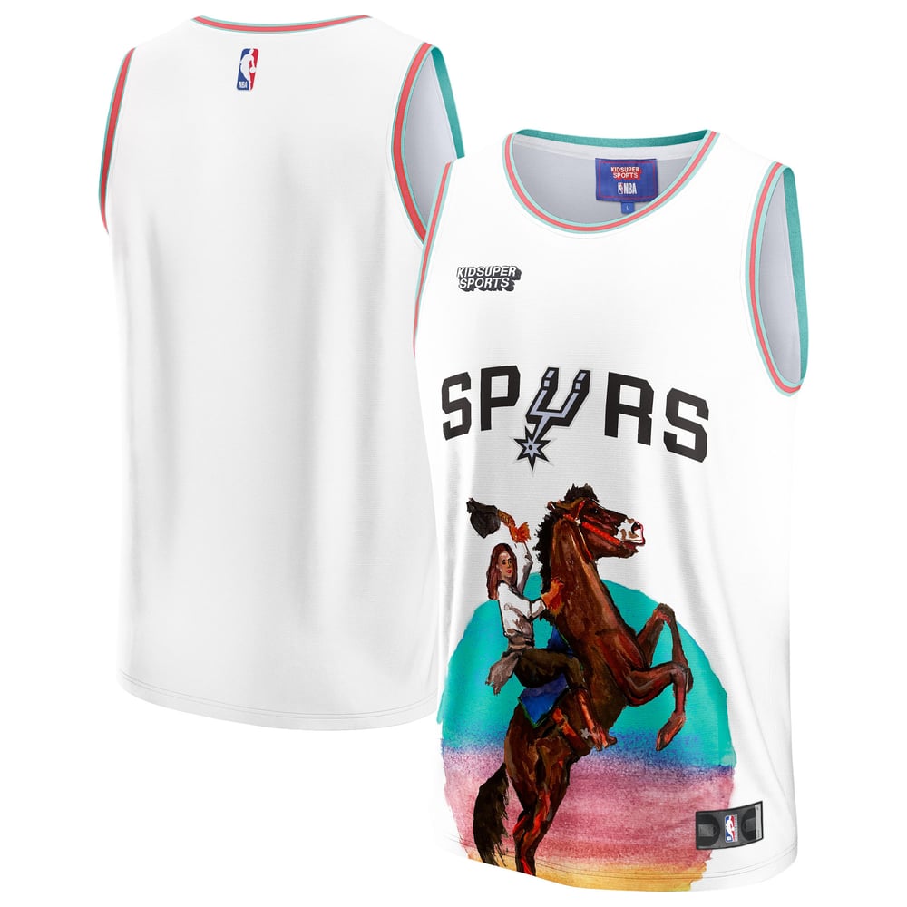Maillot San Antonio Spurs Replica - White