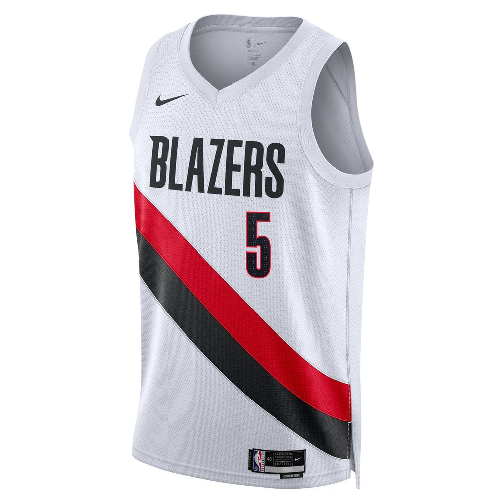 Maillot Jrue Holiday Portland Trail Blazers Swingman Association Edition - White