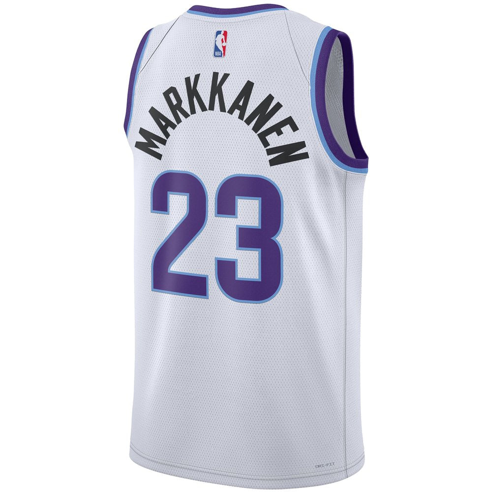 Maillot Lauri Markkanen Utah Jazz Swingman Association Edition - White