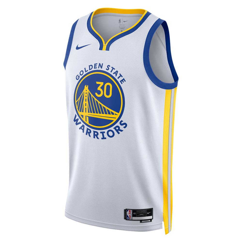 Maillot Stephen Curry Golden State Warriors Swingman Association Edition - White