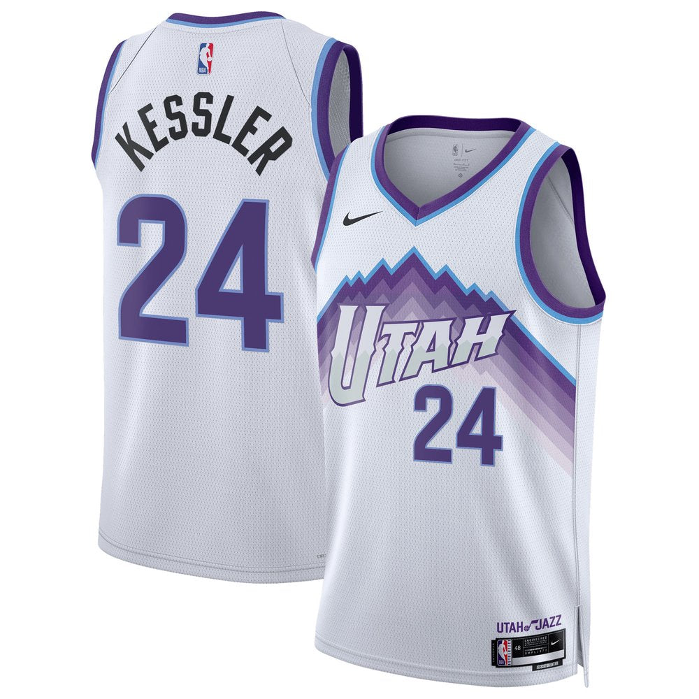 Maillot Walker Kessler Utah Jazz Swingman Association Edition - White