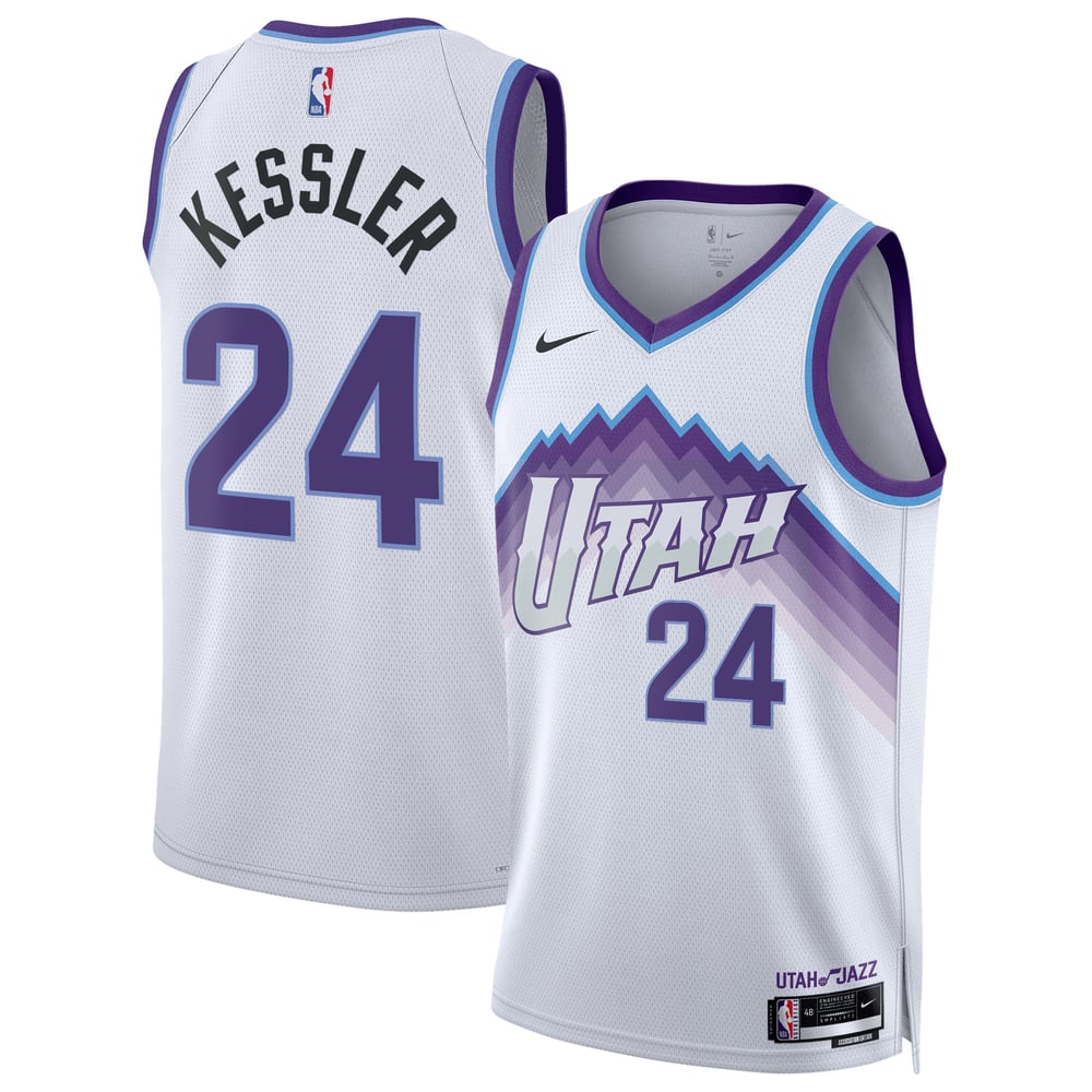 Maillot Walker Kessler Utah Jazz Swingman Association Edition - White