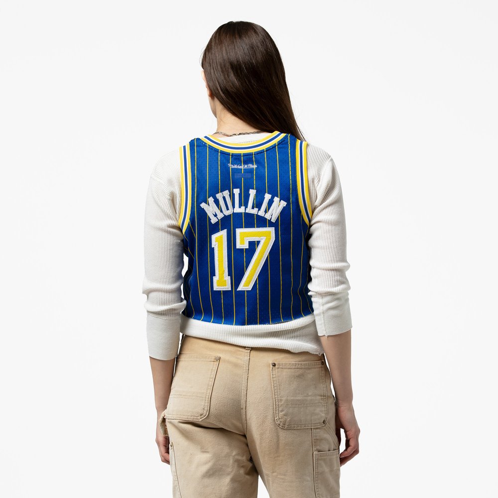 Maillot Chris Mullin Golden State Warriors Replica Femme - Royal