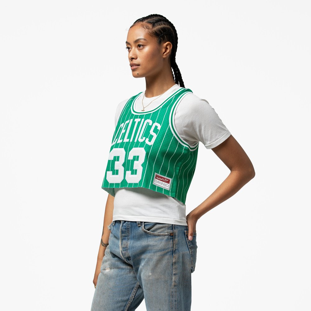 Maillot Larry Bird Boston Celtics Replica Femme - Kelly Green