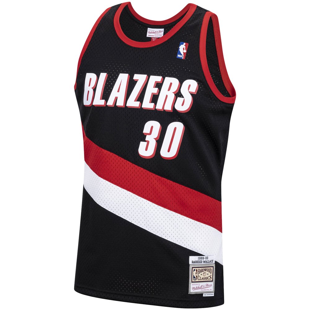 Maillot Rasheed Wallace Portland Trail Blazers Swingman Hardwood Classics - Black