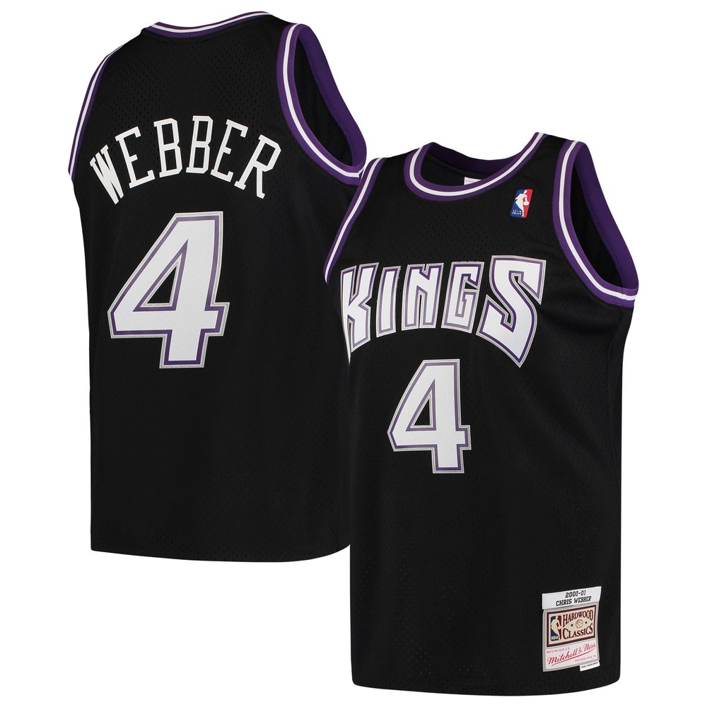 Maillot Chris Webber Sacramento Kings Swingman Hardwood Classics - Black