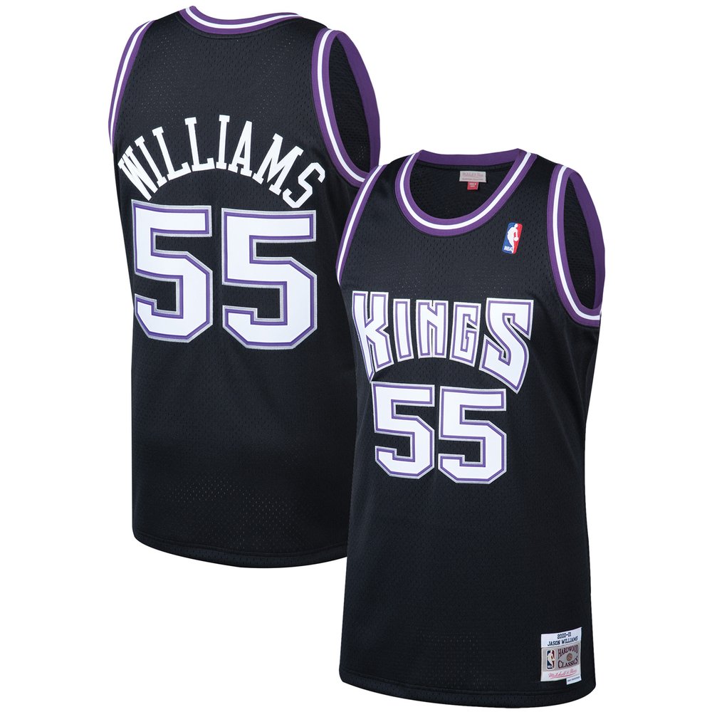 Maillot Jason Williams Sacramento Kings Swingman Hardwood Classics - Black