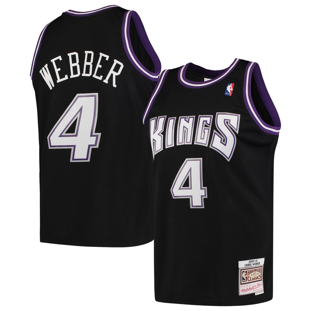 Maillot Chris Webber Sacramento Kings Swingman Hardwood Classics - Black