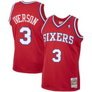 Maillot Allen Iverson Philadelphia 76ers Swingman Hardwood Classics - Red