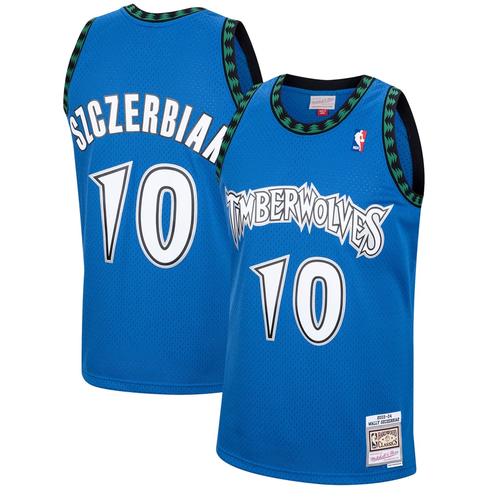 Maillot Wally Szczerbiak Minnesota Timberwolves Swingman Hardwood Classics - Blue