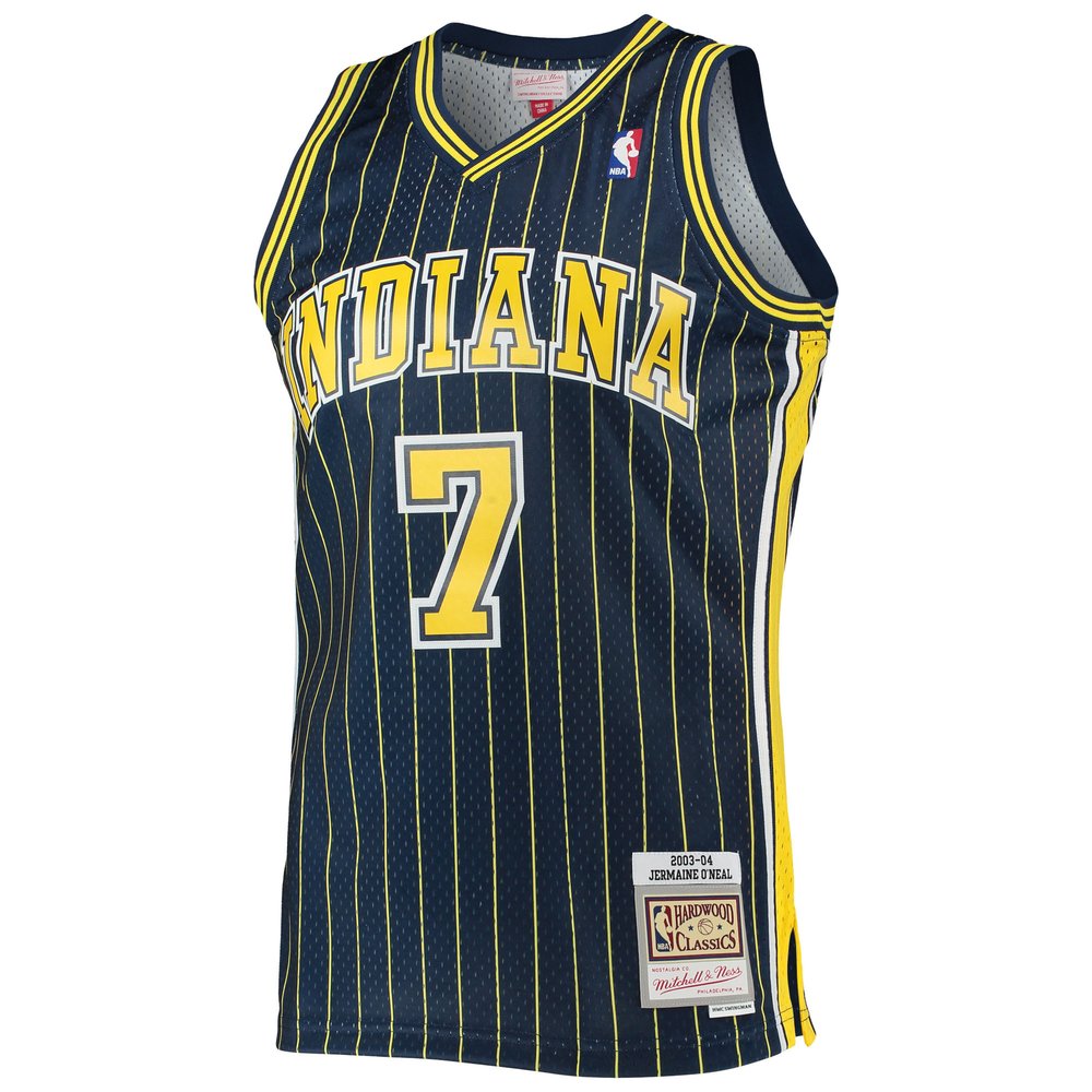 Maillot Jermaine O'Neal Indiana Pacers Swingman Hardwood Classics - Navy