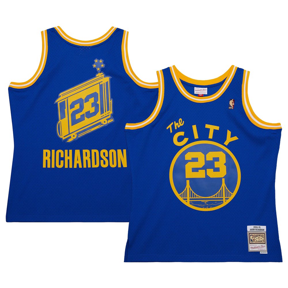 Maillot Jason Richardson Golden State Warriors Swingman Hardwood Classics - Royal