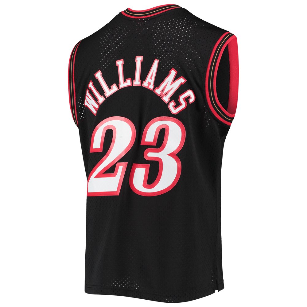 Maillot Lou Williams Philadelphia 76ers Swingman Hardwood Classics - Black
