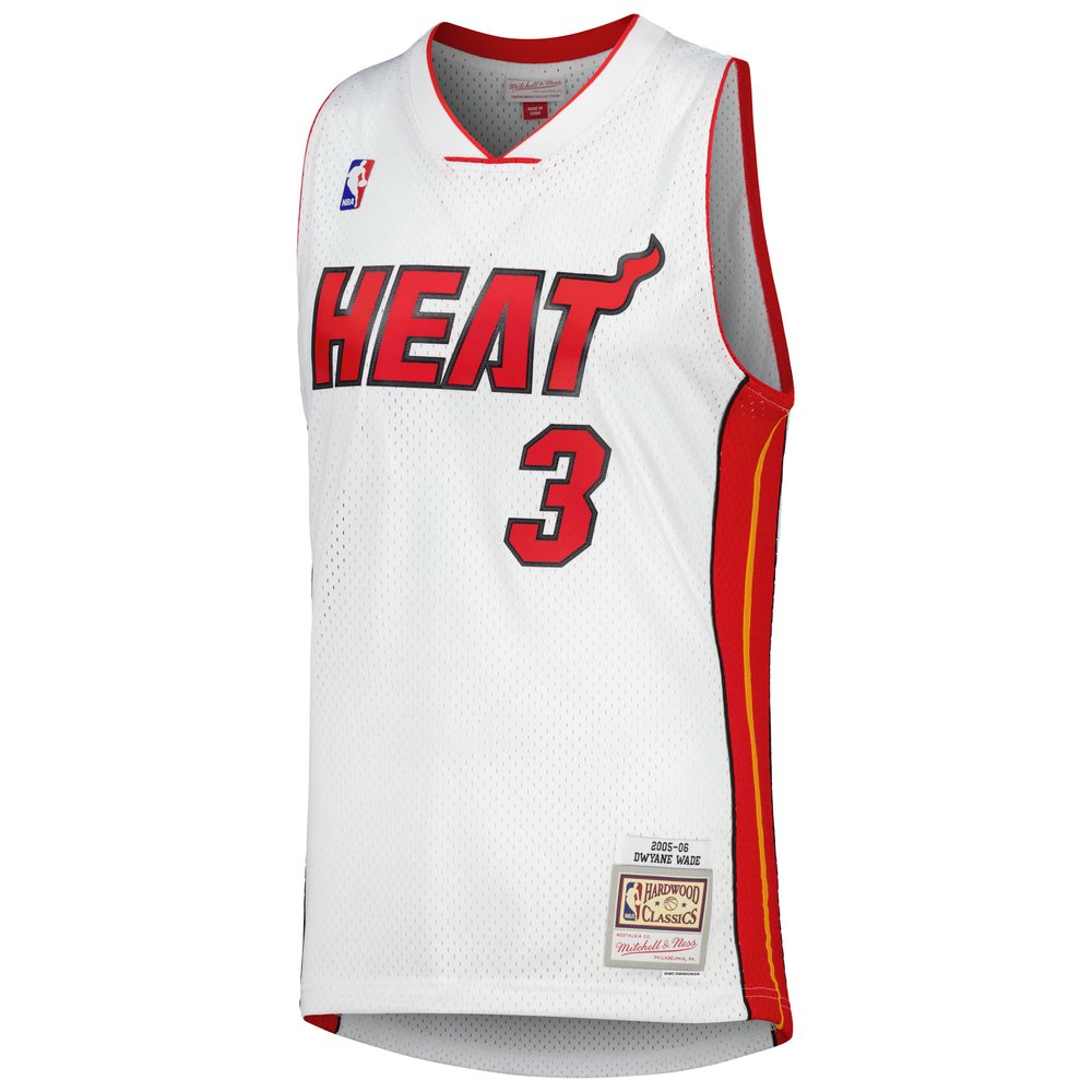 Maillot Dwyane Wade Miami Heat Swingman Hardwood Classics - White