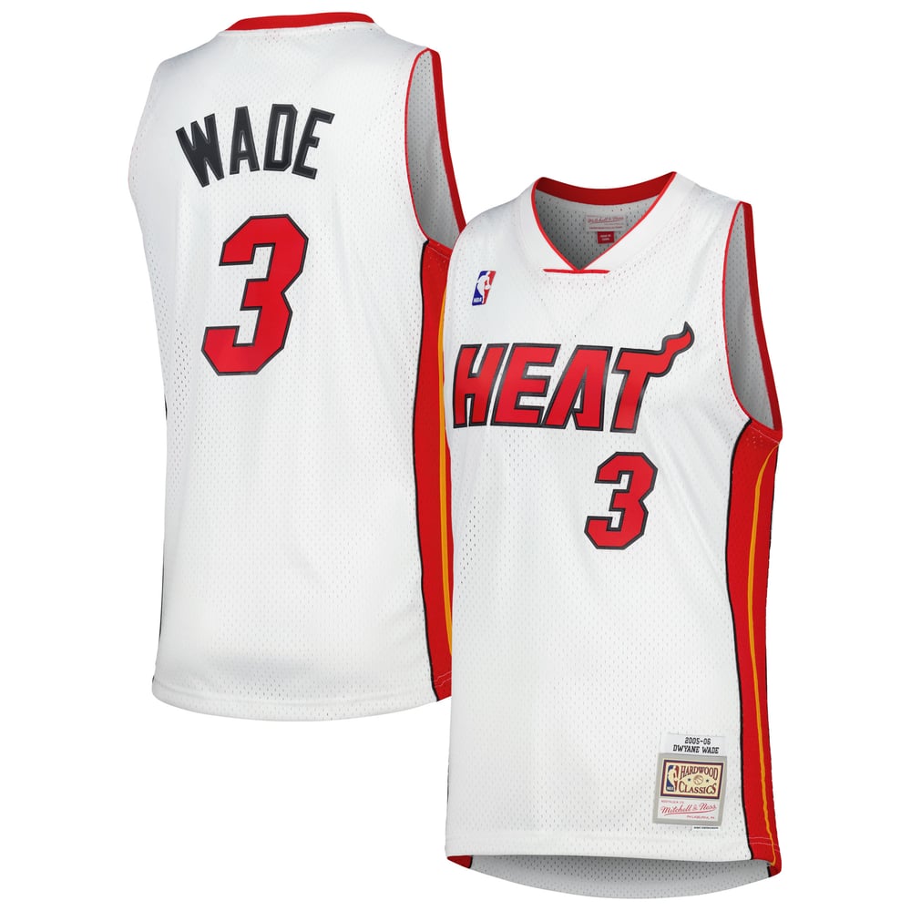 Maillot Dwyane Wade Miami Heat Swingman Hardwood Classics - White