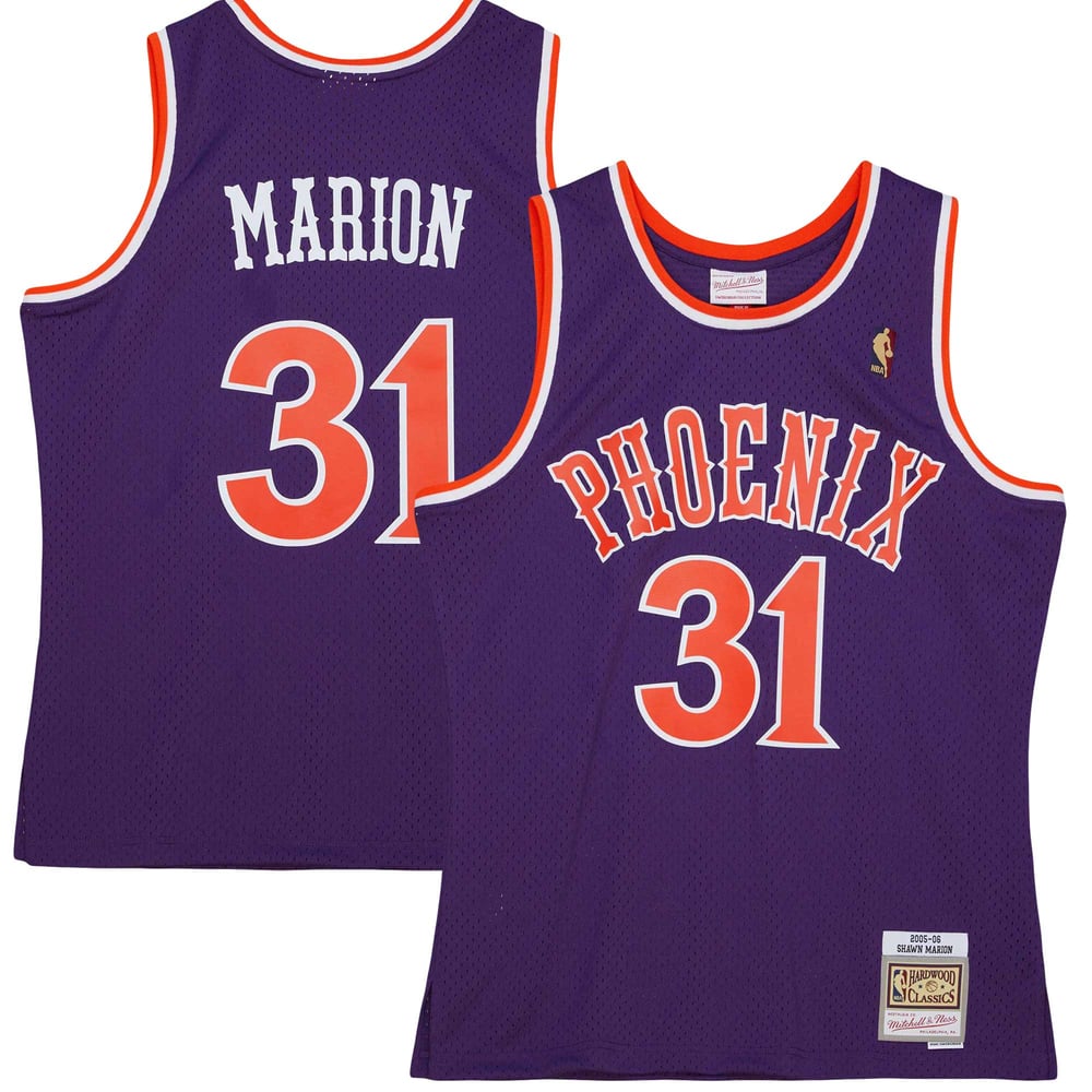Maillot Shawn Marion Phoenix Suns Swingman Hardwood Classics - Purple