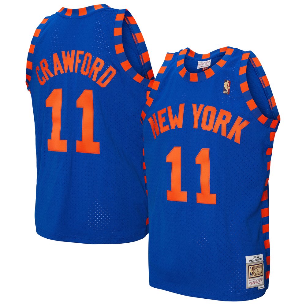 Maillot Jamal Crawford New York Knicks Swingman Hardwood Classics - Blue
