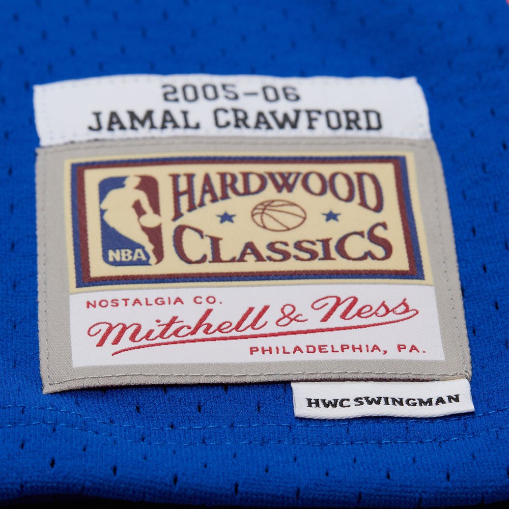 Maillot Jamal Crawford New York Knicks Swingman Hardwood Classics - Blue