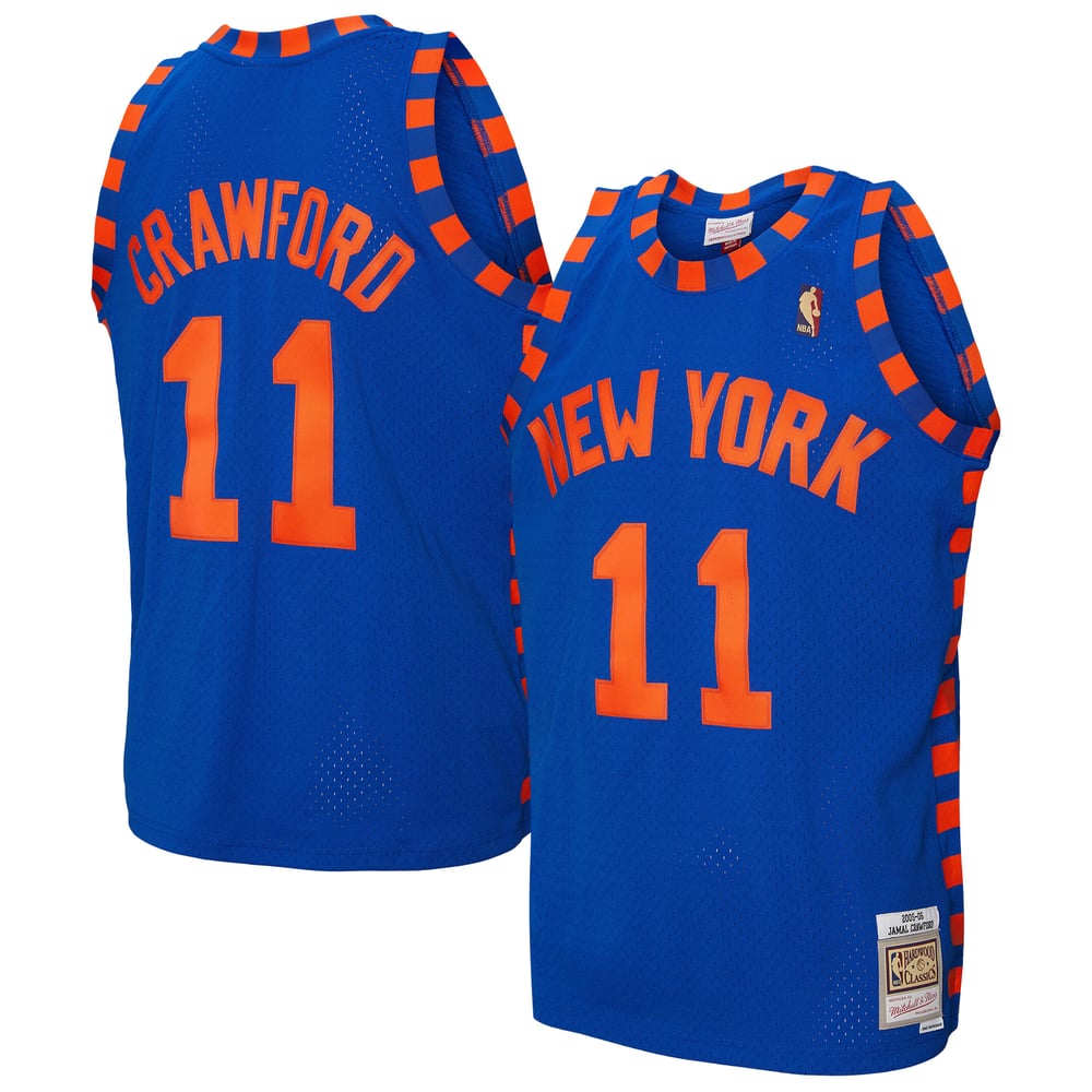 Maillot Jamal Crawford New York Knicks Swingman Hardwood Classics - Blue