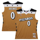 Maillot Gilbert Arenas Washington Wizards Swingman Hardwood Classics - Gold