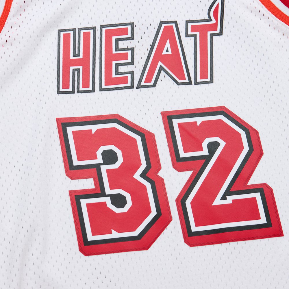 Maillot Shaquille O'Neal Miami Heat Swingman Hardwood Classics - White