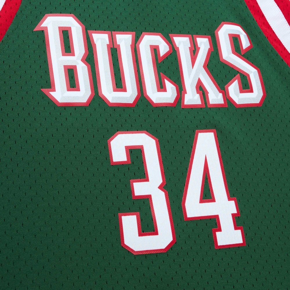 Maillot Giannis Antetokounmpo Milwaukee Bucks Swingman Hardwood Classics - Hunter Green