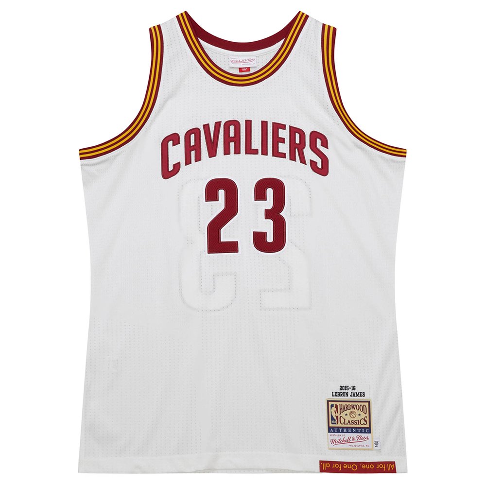 Maillot LeBron James Cleveland Cavaliers Authentic Hardwood Classics - White