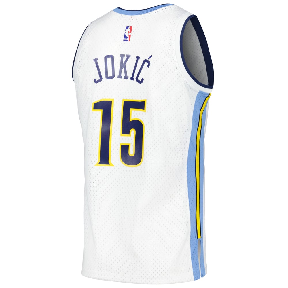Maillot Nikola Jokic Denver Nuggets Swingman Hardwood Classics - White
