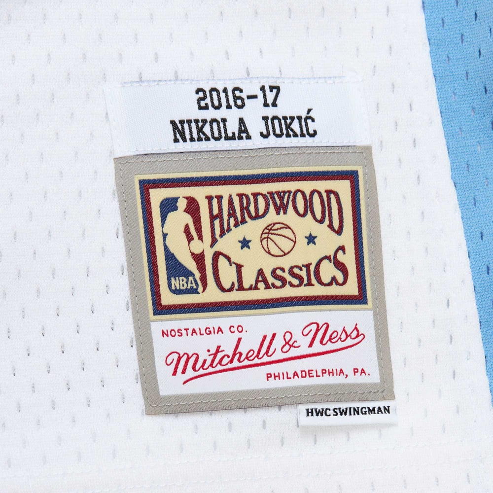 Maillot Nikola Jokic Denver Nuggets Swingman Hardwood Classics - White