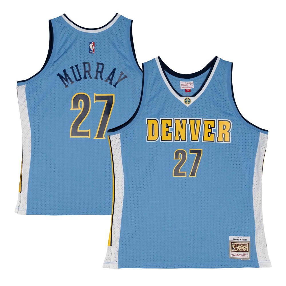 Maillot Jamal Murray Denver Nuggets Swingman Hardwood Classics - Powder Blue