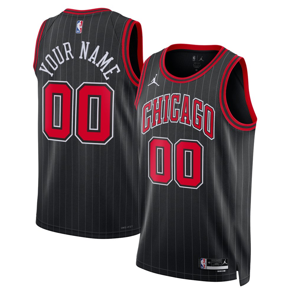 Maillot Chicago Bulls Swingman Statement Edition - Black