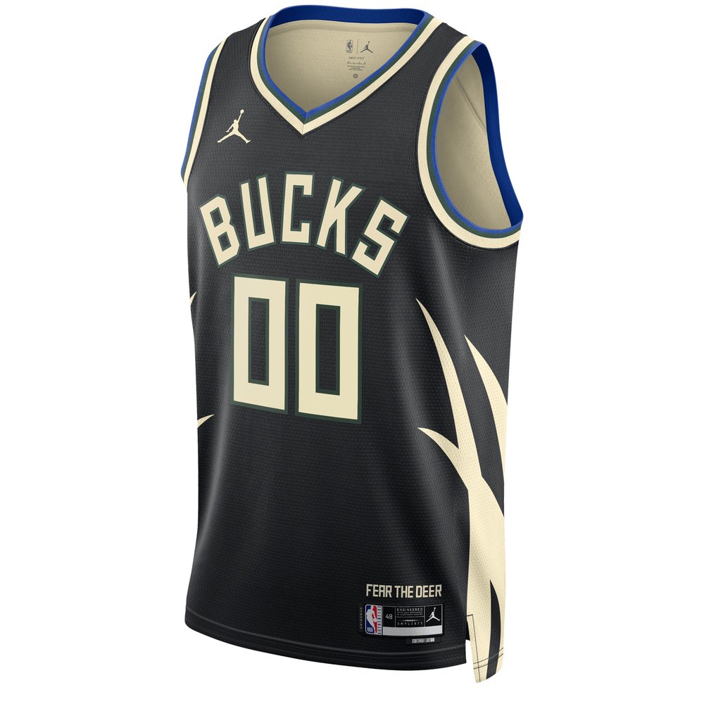 Maillot Milwaukee Bucks Swingman Statement Edition - Black