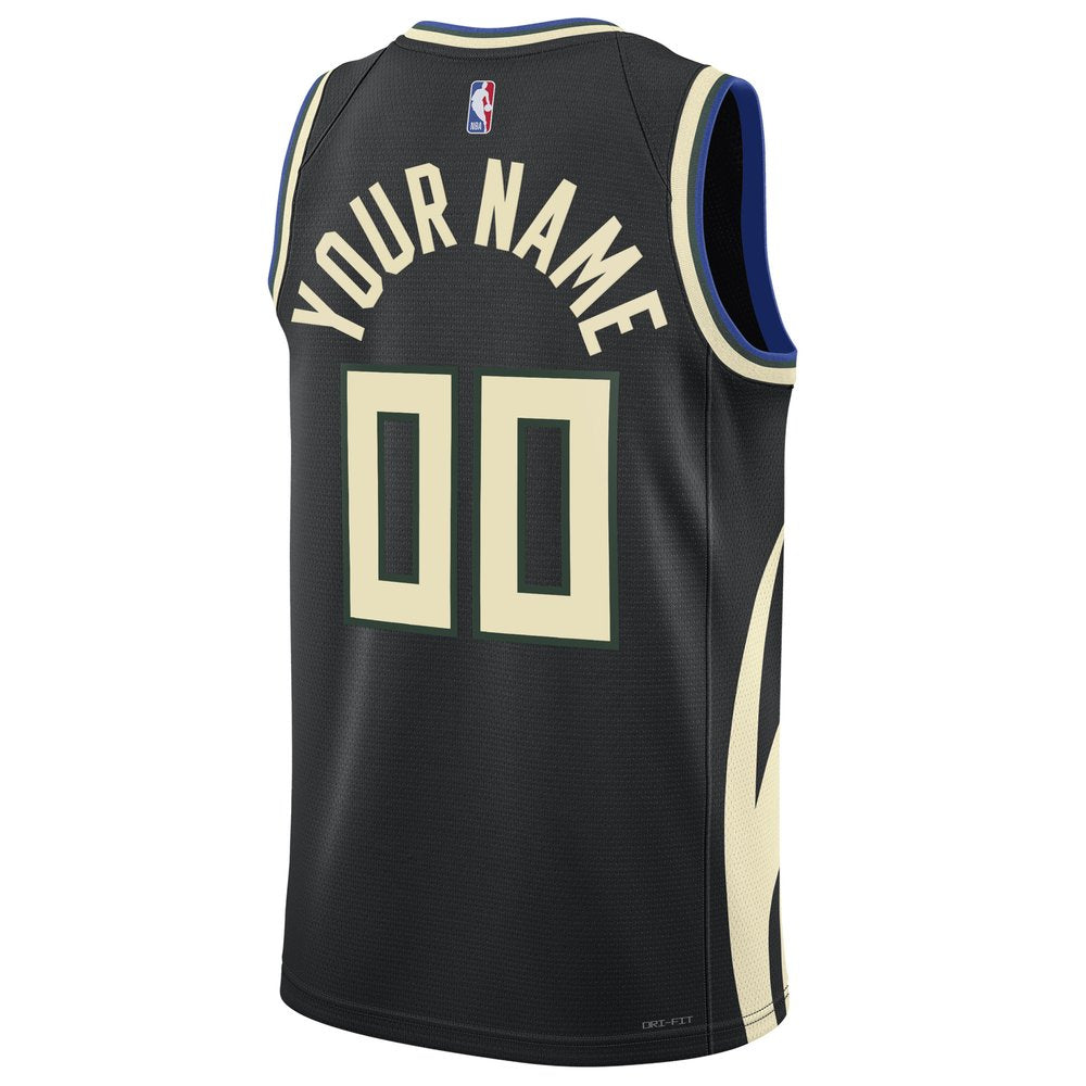 Maillot Milwaukee Bucks Swingman Statement Edition - Black