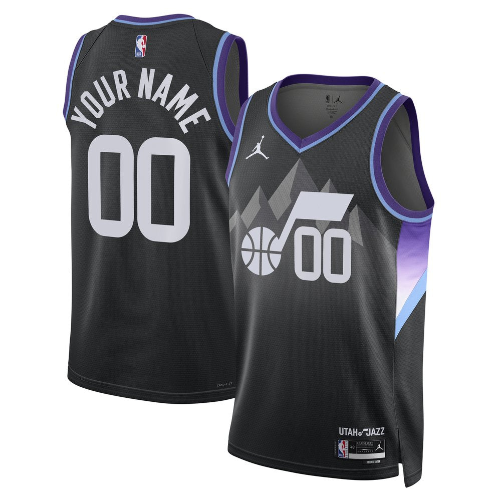 Maillot Utah Jazz Swingman Statement Edition - Black