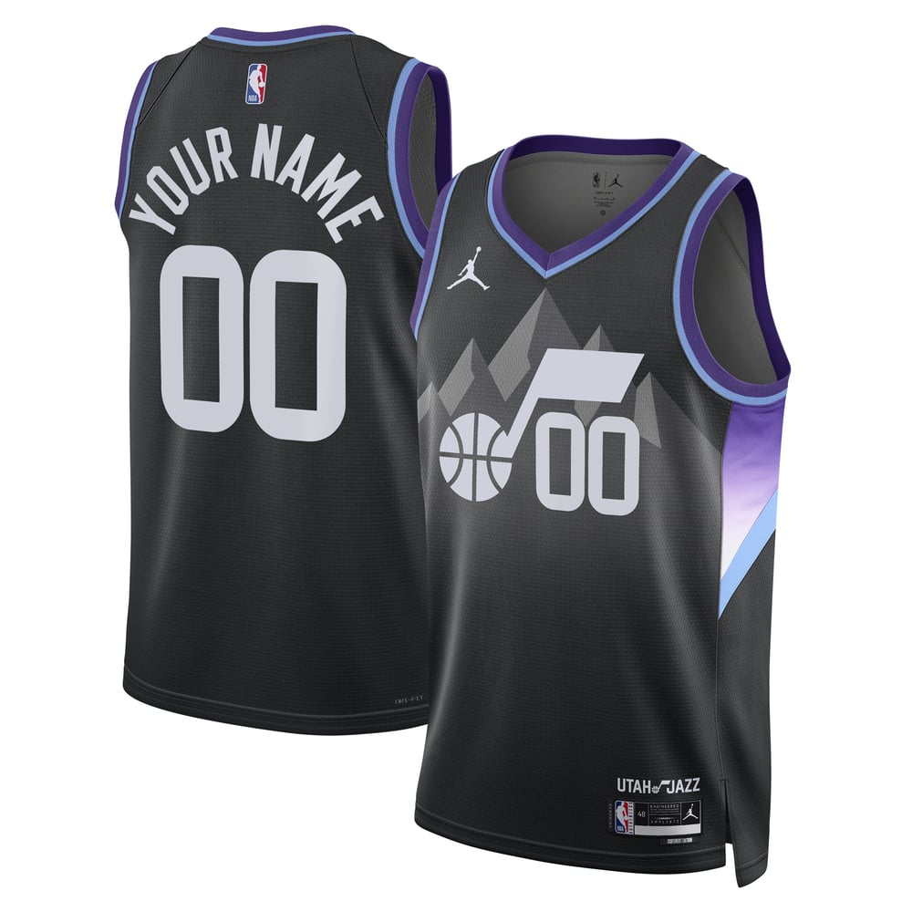 Maillot Utah Jazz Swingman Statement Edition - Black