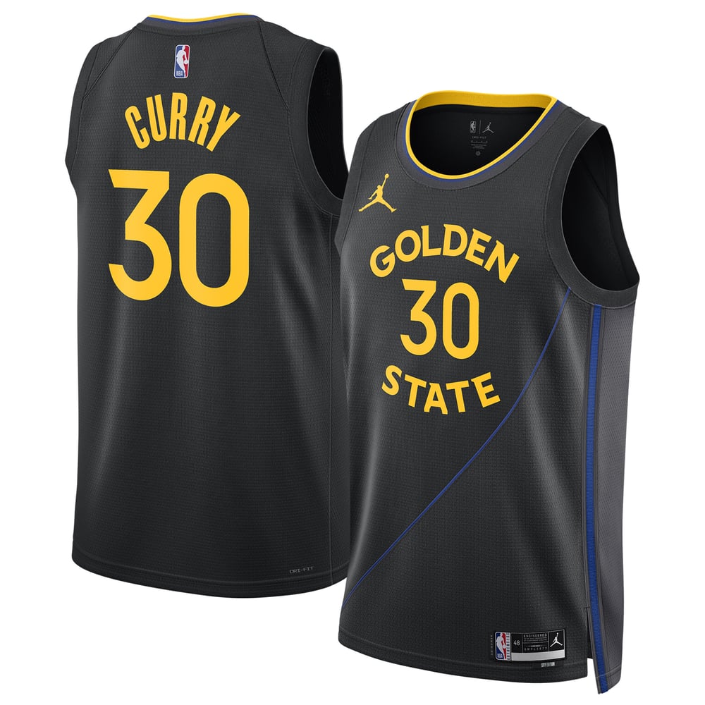 Maillot Stephen Curry Golden State Warriors Swingman Statement Edition - Black