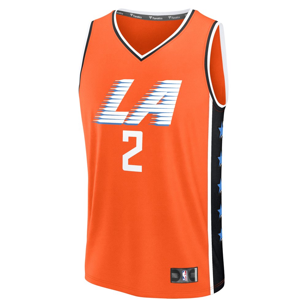 Maillot Kawhi Leonard LA Clippers Fast Break City Edition - Orange