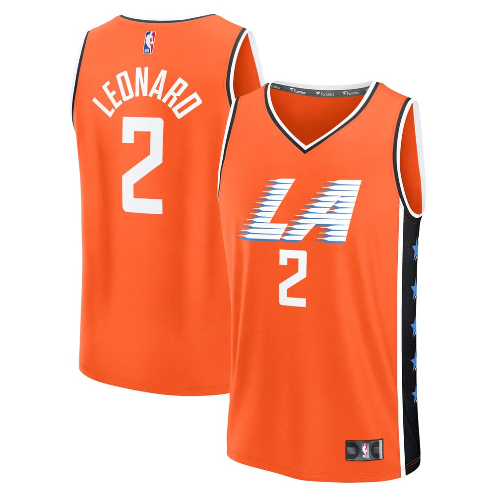 Maillot Kawhi Leonard LA Clippers Fast Break City Edition - Orange