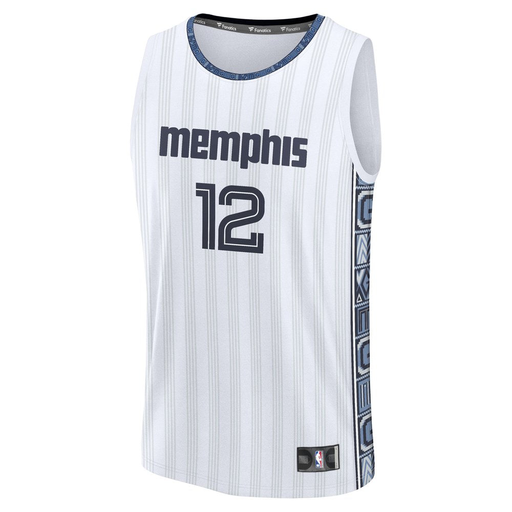 Maillot Ja Morant Memphis Grizzlies Fast Break City Edition - White